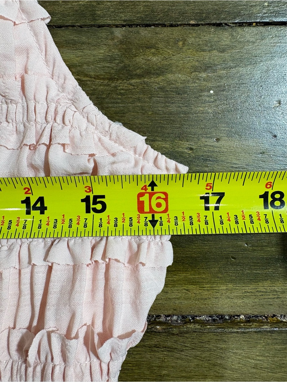 Mable Soft Pink Ruched Ruffle Mini Dress Sleeveless S - Picture 7 of 7